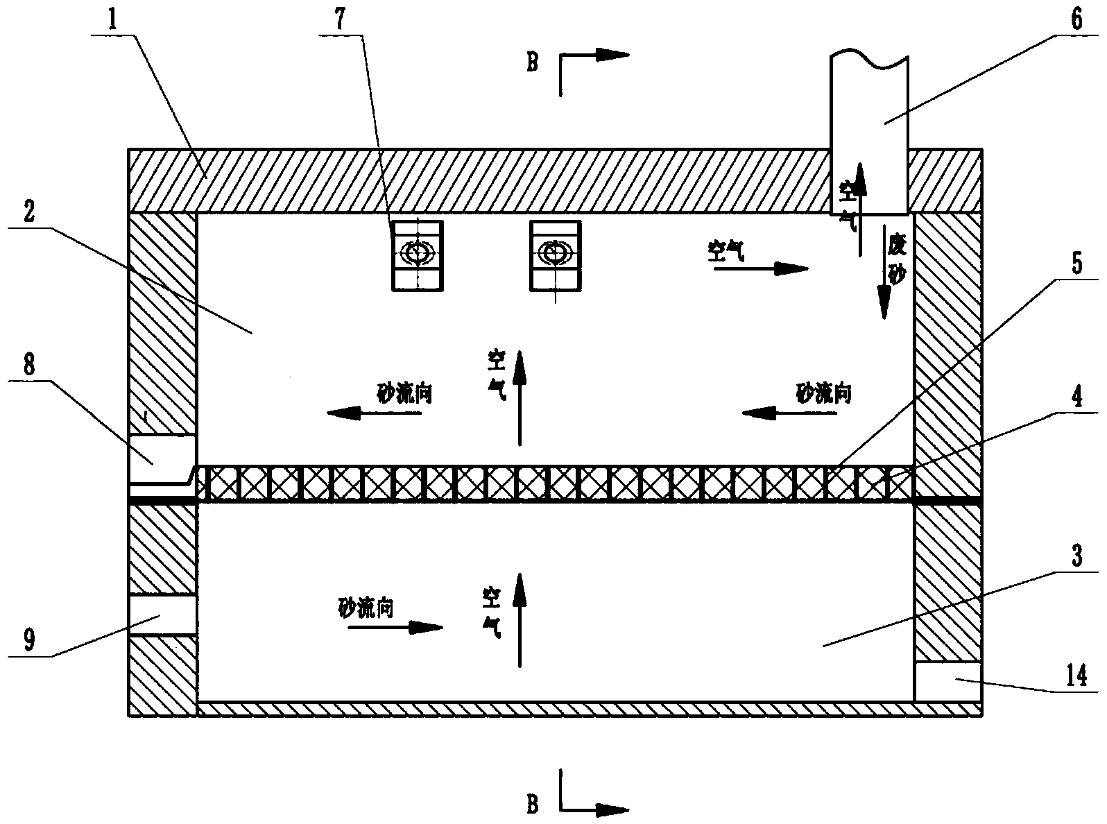 焙烧炉加热结构
