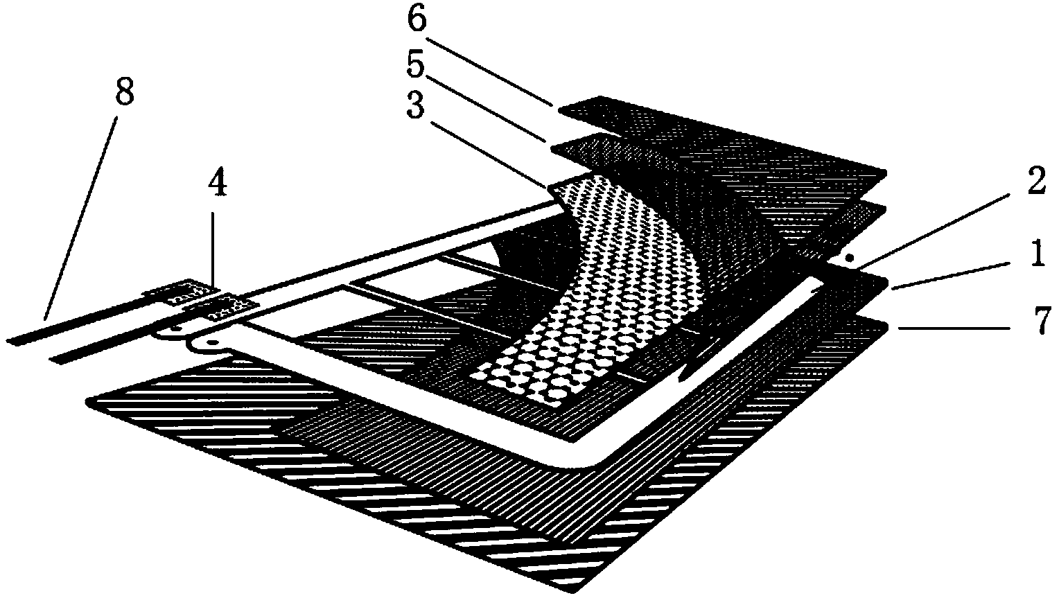 一种可水洗柔性石墨烯低压电热膜
