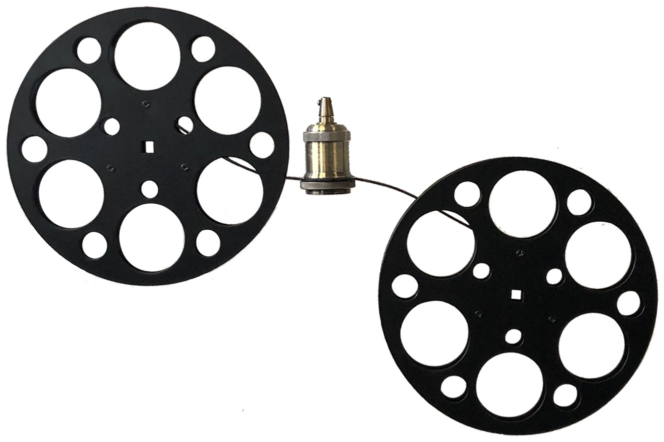 电影胶片盘吊灯