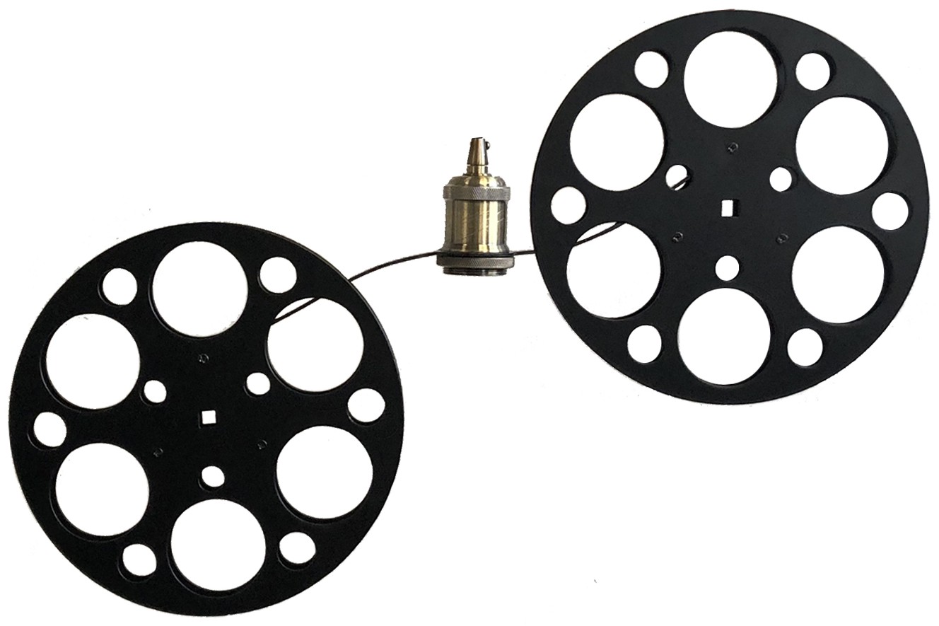 电影胶片盘吊灯
