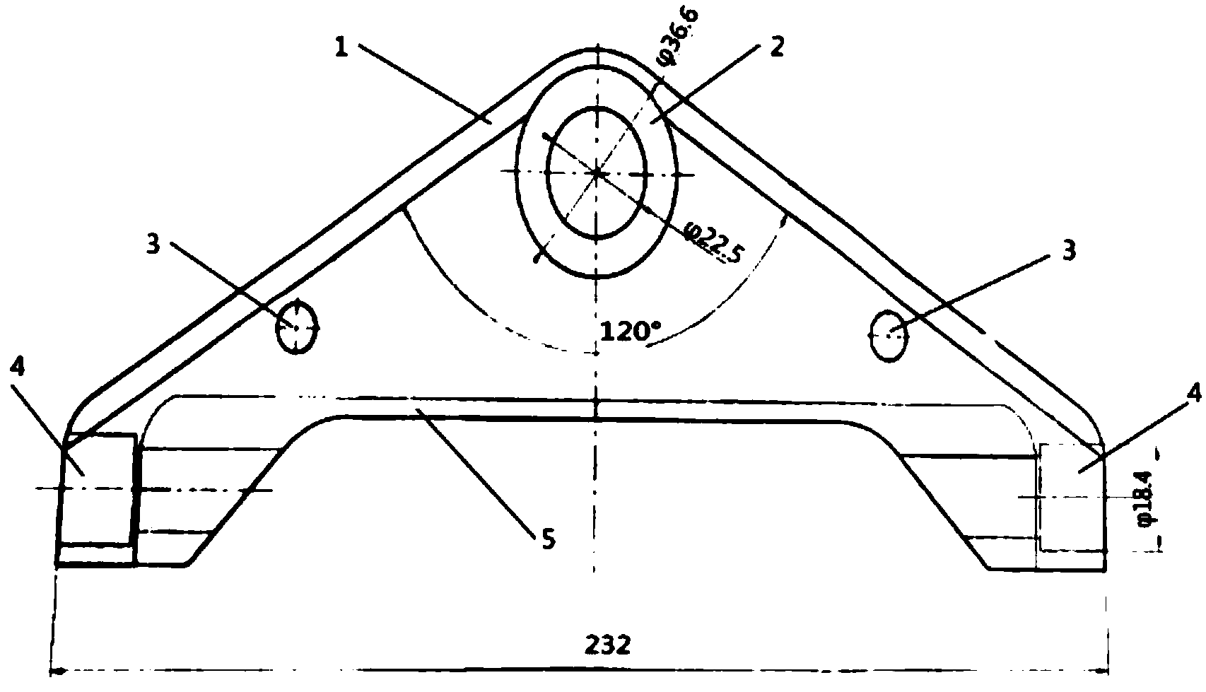 一种三角形连接件