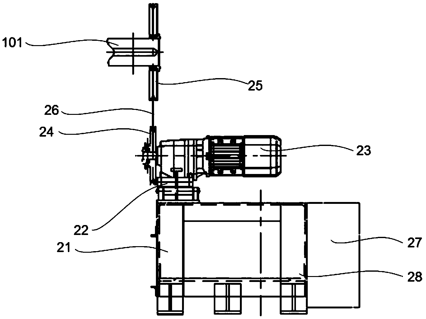 一种电动盘车装置