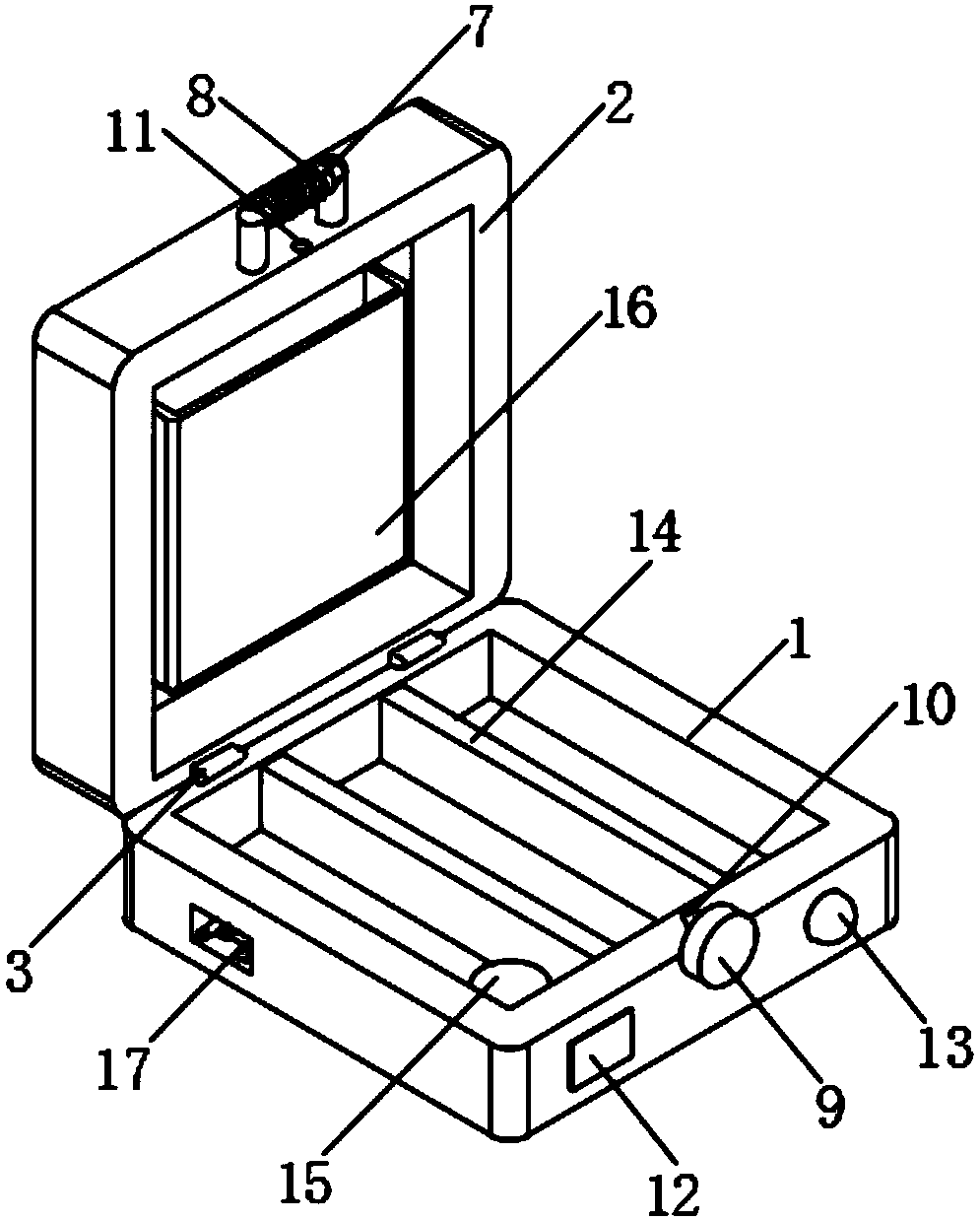 一种具有无线传输功能的病虫害调查工具箱
