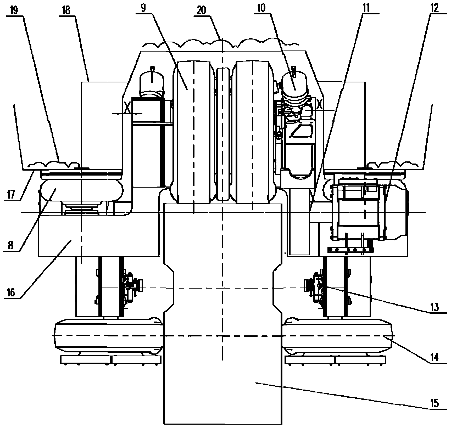 【一种低地板跨座式单轨车辆转向架及车体布局专利查询】专利号|摘要