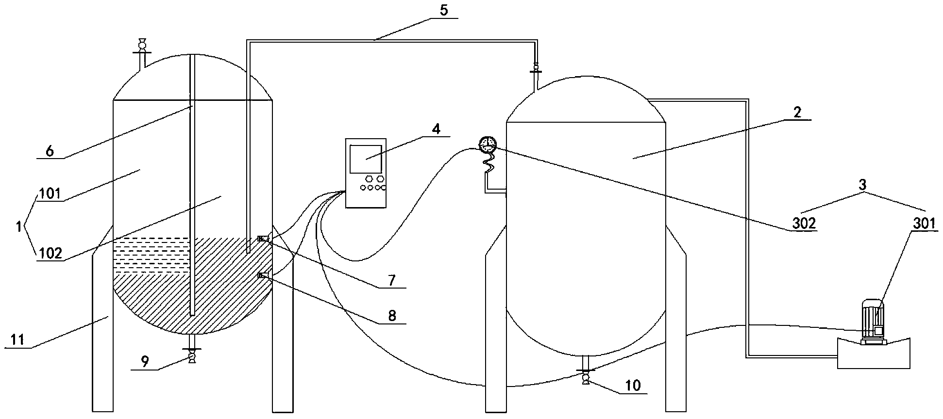 一种液相物料连续洗涤装置