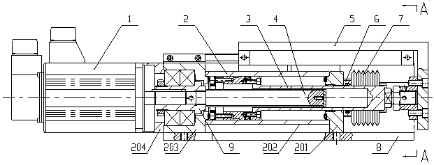 一种用于机床精度控制的电动缸结构