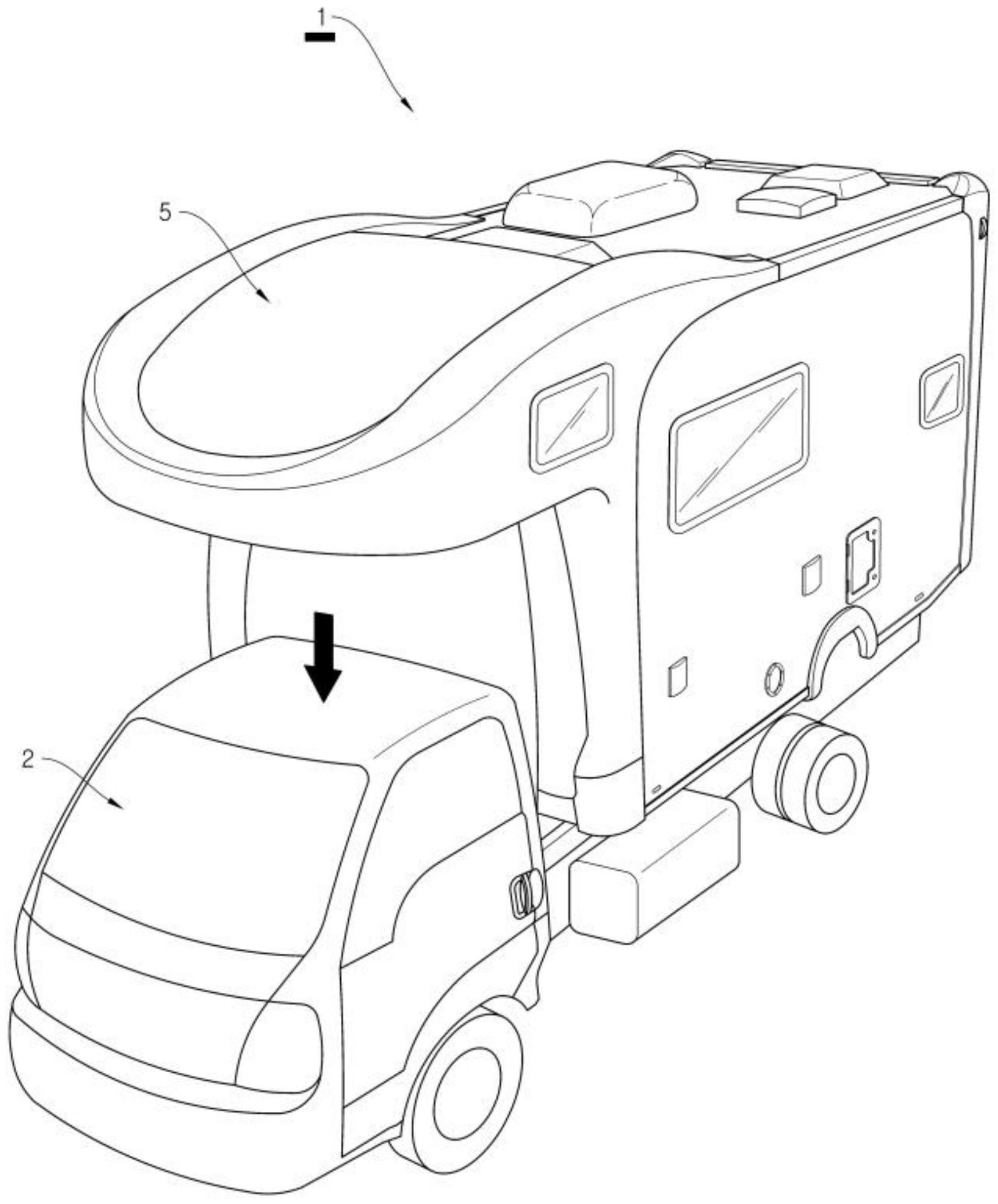 一种房屋式箱体房车