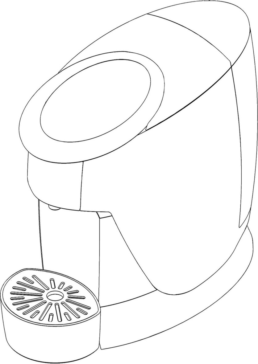 卡通饮料机简笔画图片