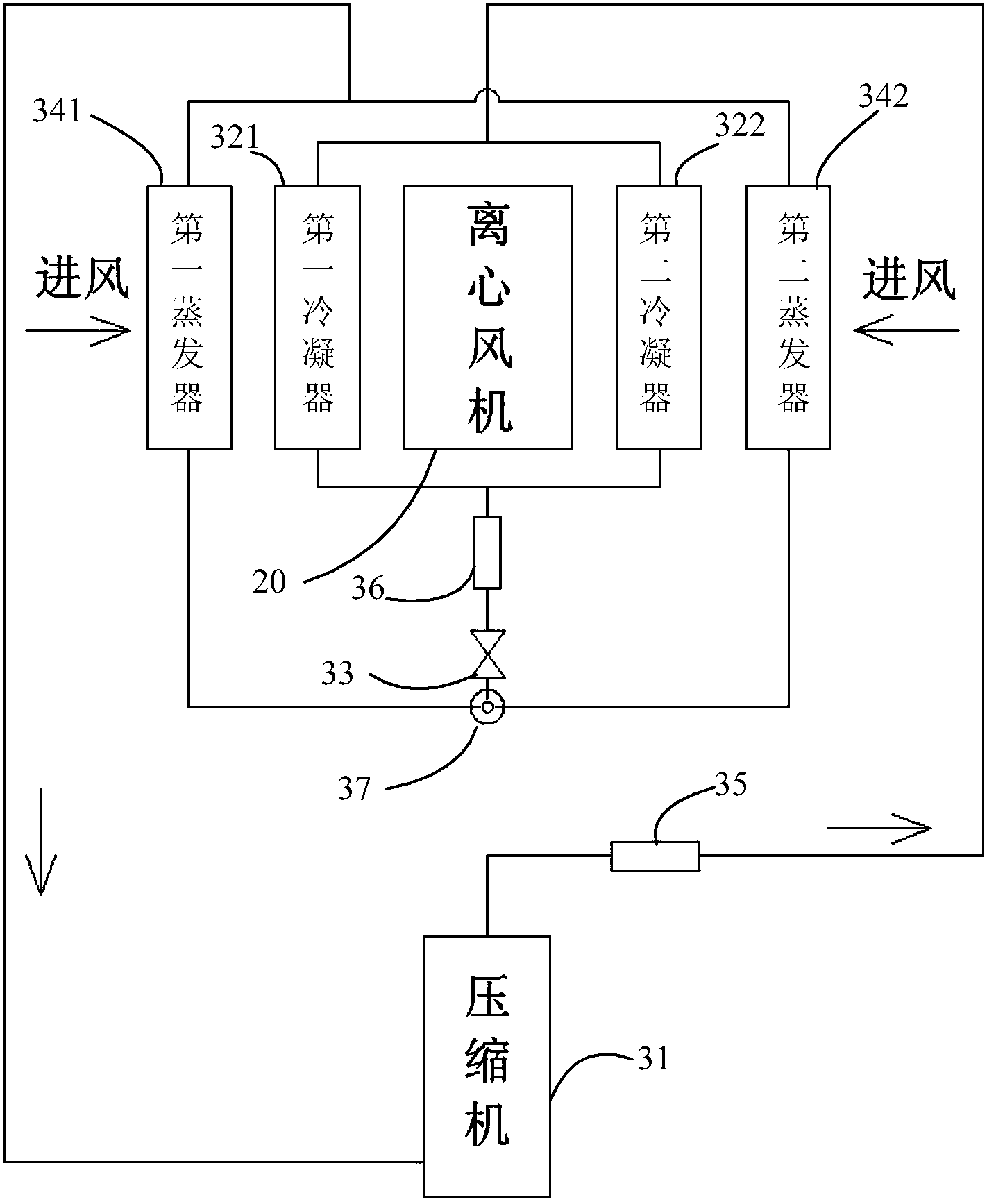 空气抽水机原理图图片