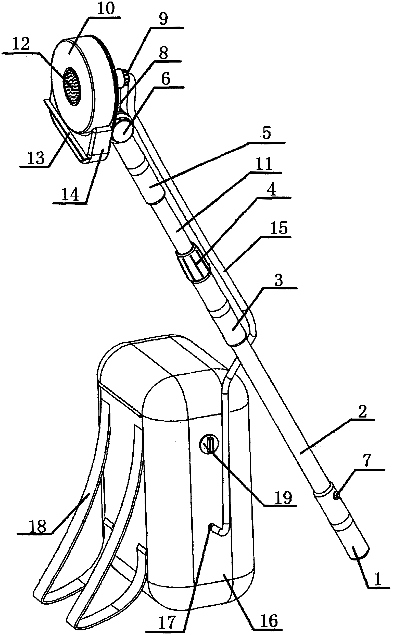 可喷水伸缩玻璃擦