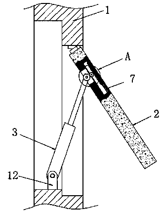 一种客车行李箱用液压支撑杆