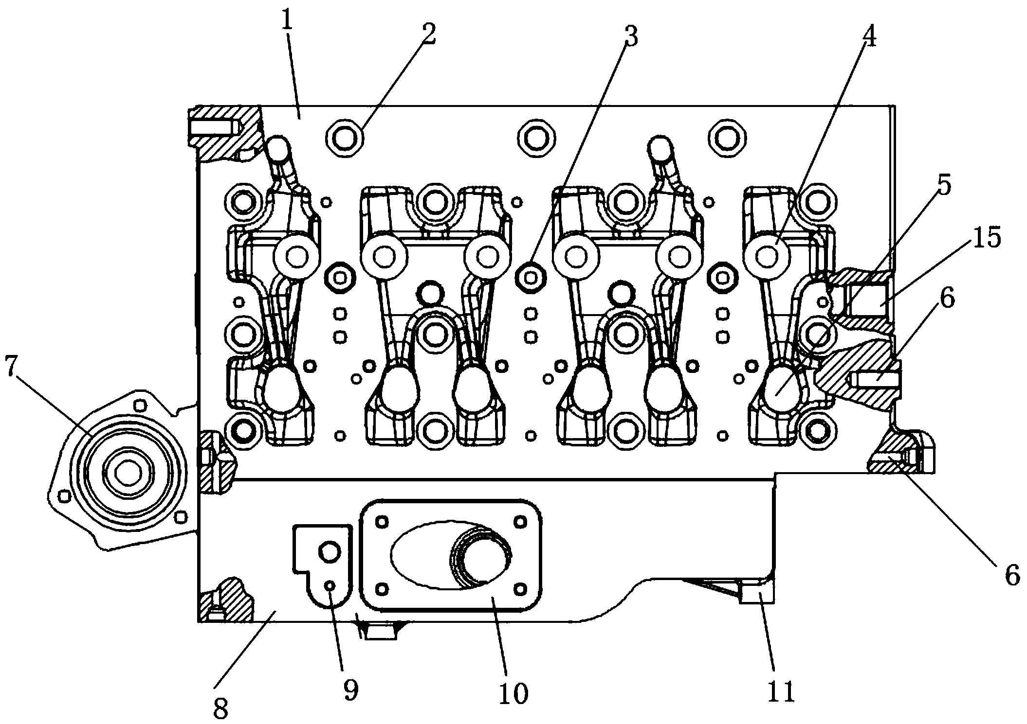 一种发动机的缸盖