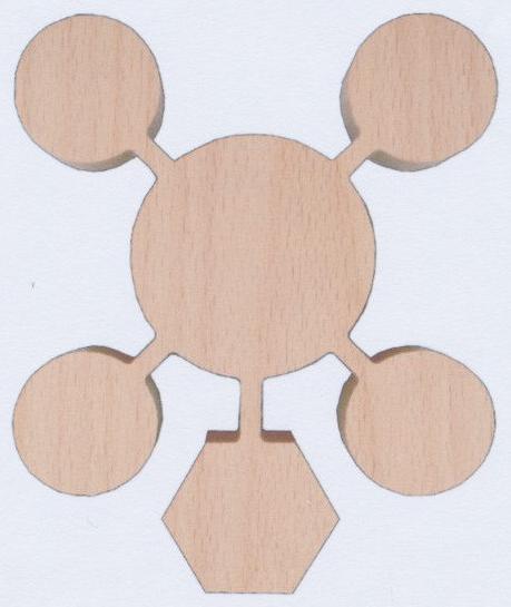 置物盒(仿形6格)