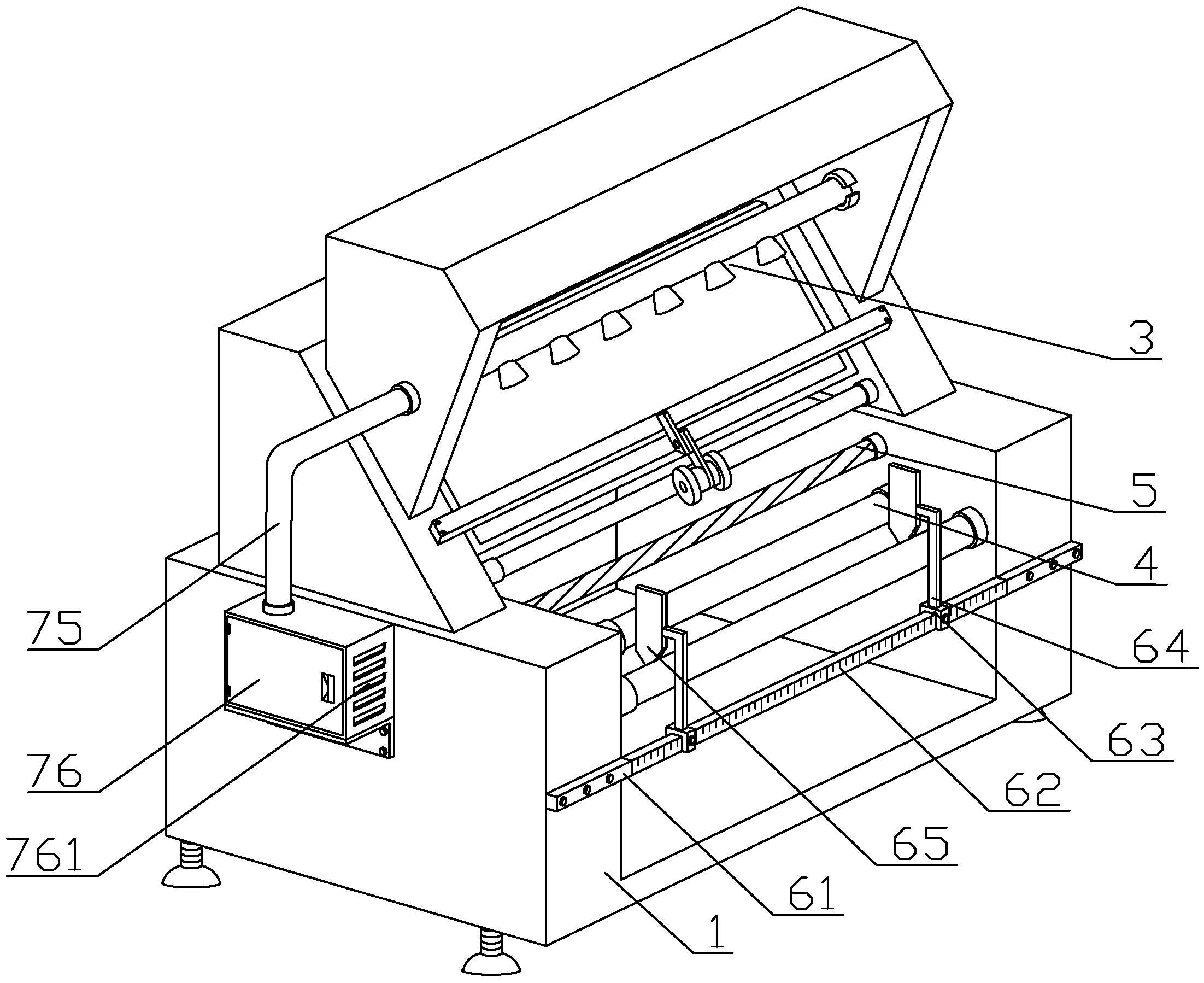 一种带有除尘结构的验布机
