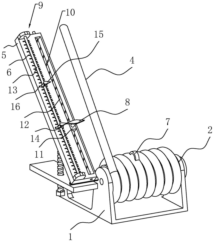 一种强夯机的测量装置