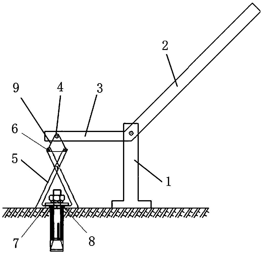 一种用于可重复利用膨胀螺栓的杠杆式拆除工具