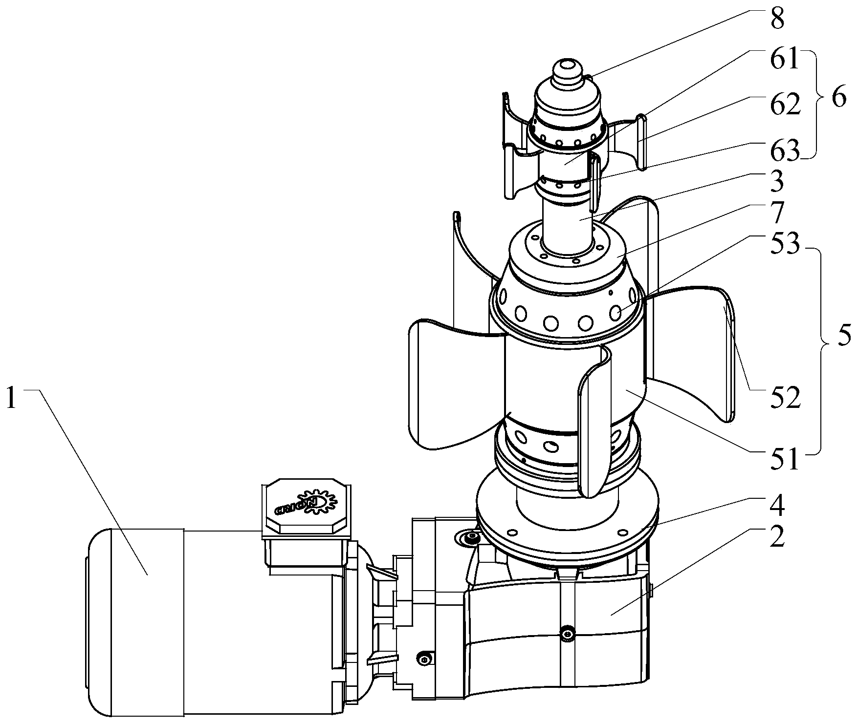 结晶反应釜用大型磁力搅拌器