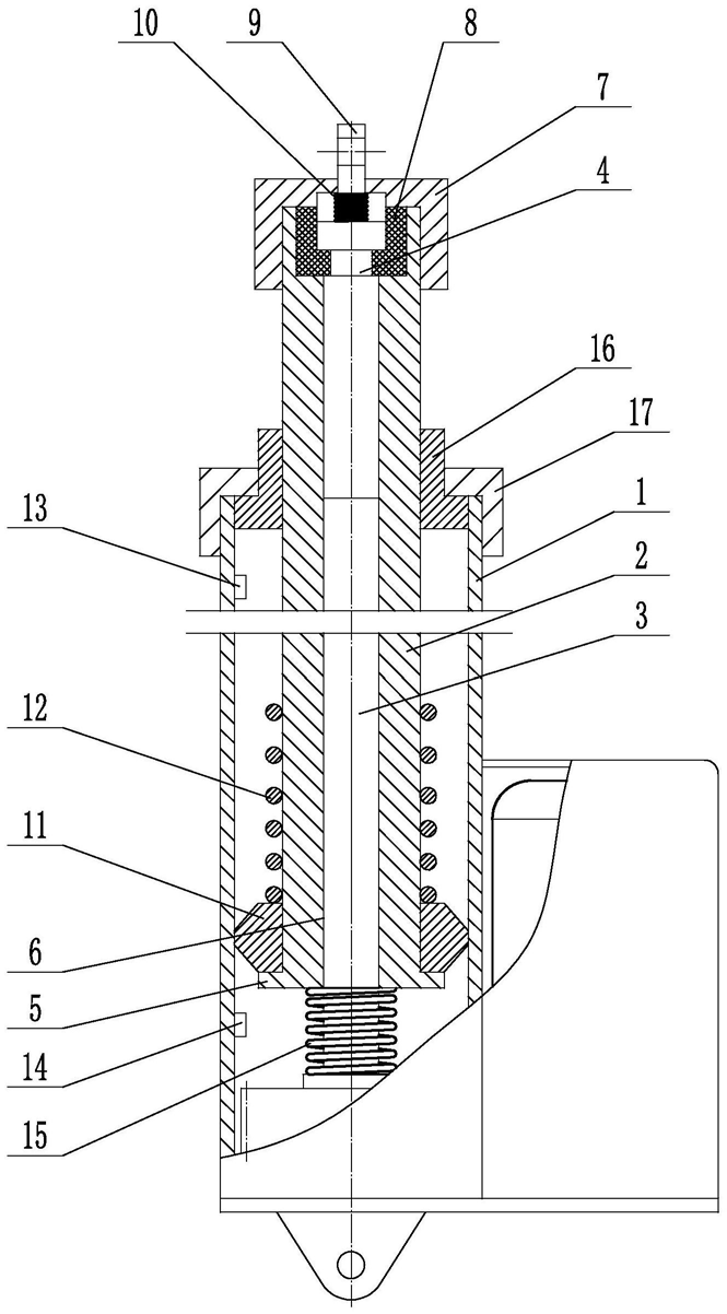 一种汽车尾门电动推杆