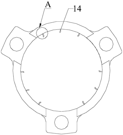 [0016]图2为本实用新型实施例一的超小型网络环形器的壳体结构示意图